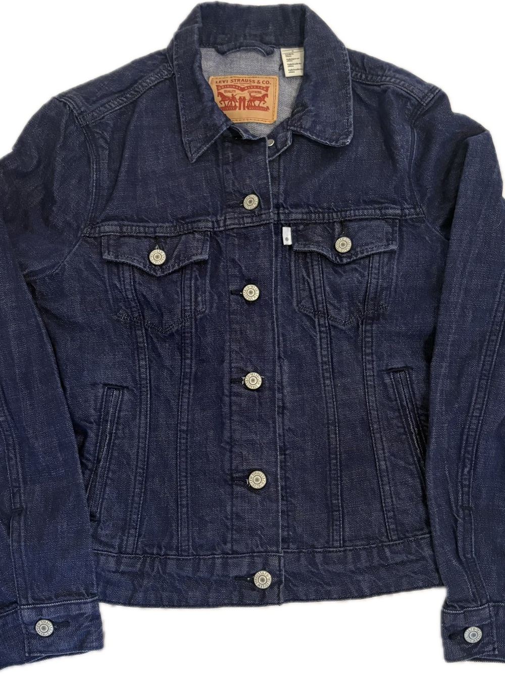 Levi Strauss & Co. Original Riveted Women's Blue Trucker Jacket M